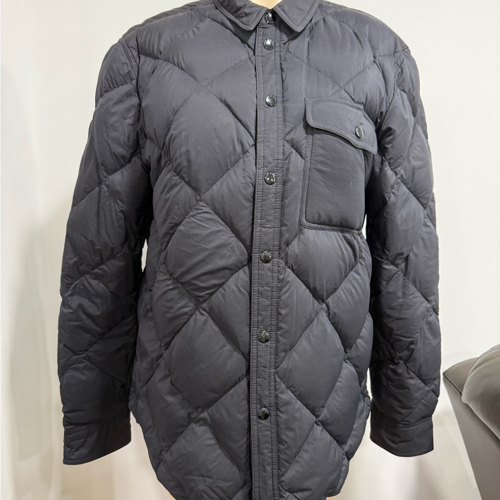 Rag & Bone Quilted Black Shirt Jacket
